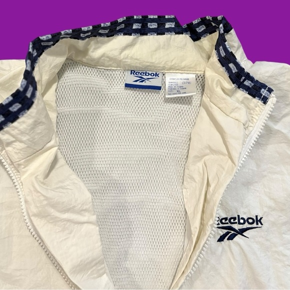 White 90s Reebok Windbreaker - Picture 4 of 5